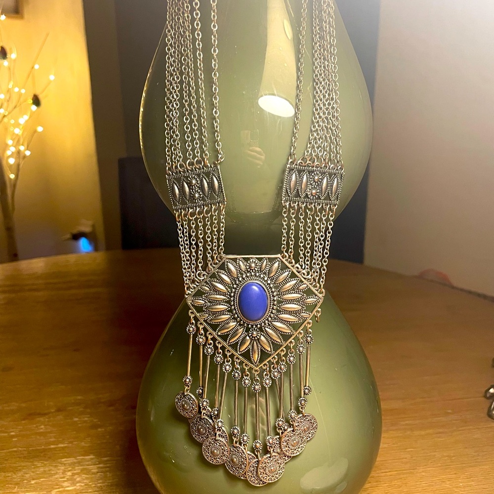 Fringe Statement Necklace